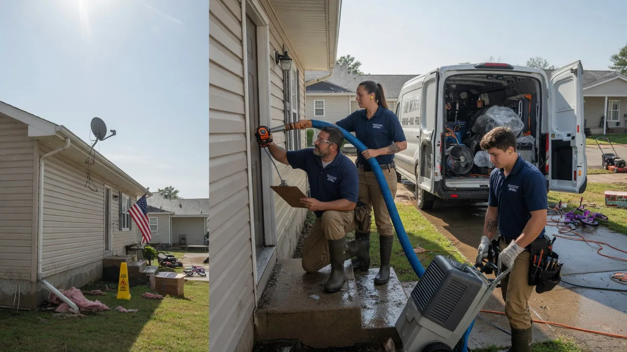 Ceiling Water Damage Restoration in Brownfield, ME near me